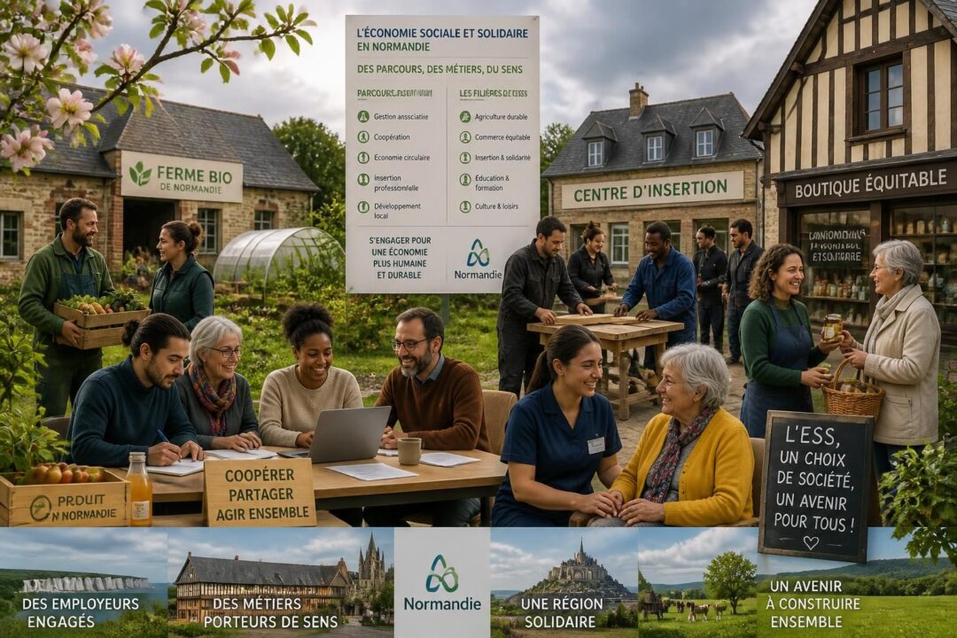 découvrez les métiers de l'économie sociale et solidaire en normandie : explorez les filières, les employeurs locaux et les formations pour s'engager dans ce secteur porteur et solidaire.